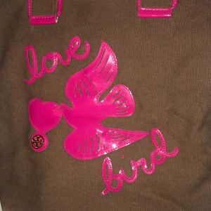 Tory Burch vintage tote. Love Bird